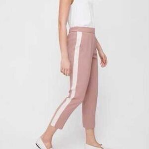 ARITZIA BABATON pink stripe Conan pants size 00